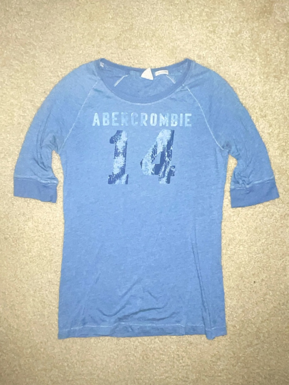 Abercrombie & fitch y2k vintage varsity number shirt